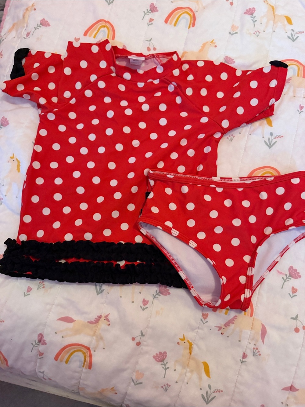 Minnie Mouse Ruffle Butts Rash Guard